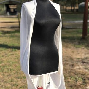 Long cardigan w/ pockets